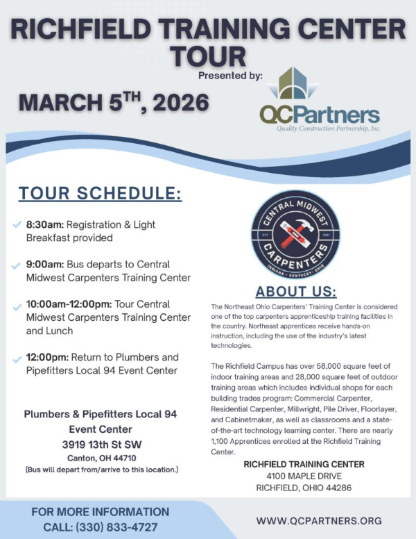 QCP Carpenters Training Center Tour 3-5-26